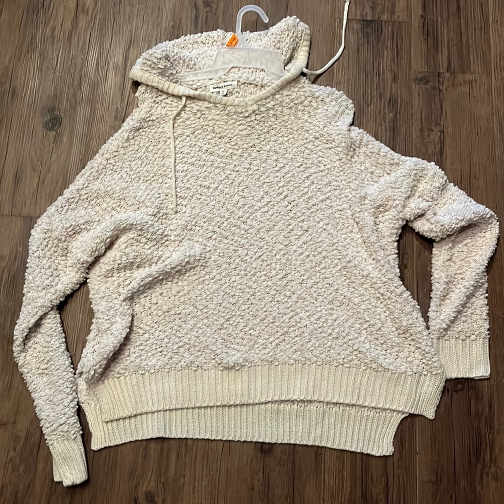 Knit hooded sweater - very soft